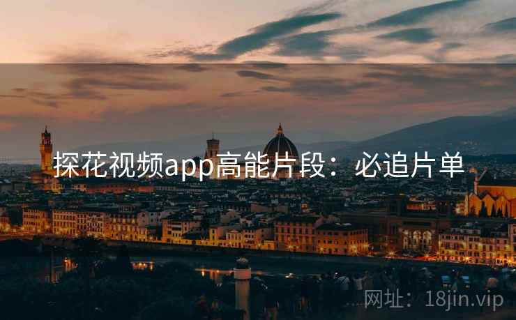 探花视频app高能片段：必追片单