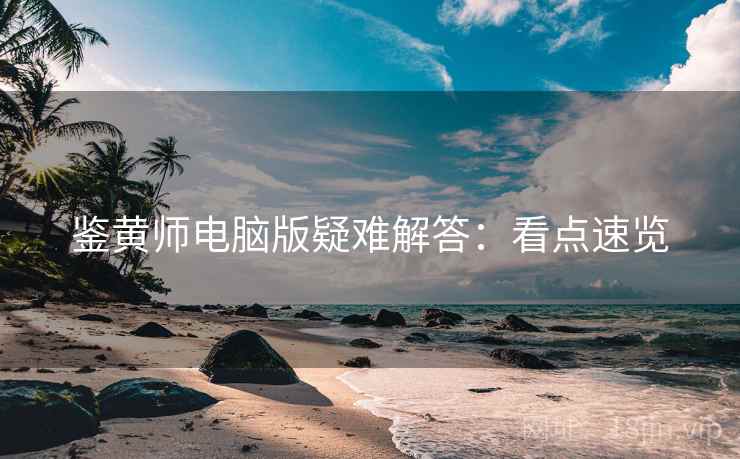 鉴黄师电脑版疑难解答：看点速览